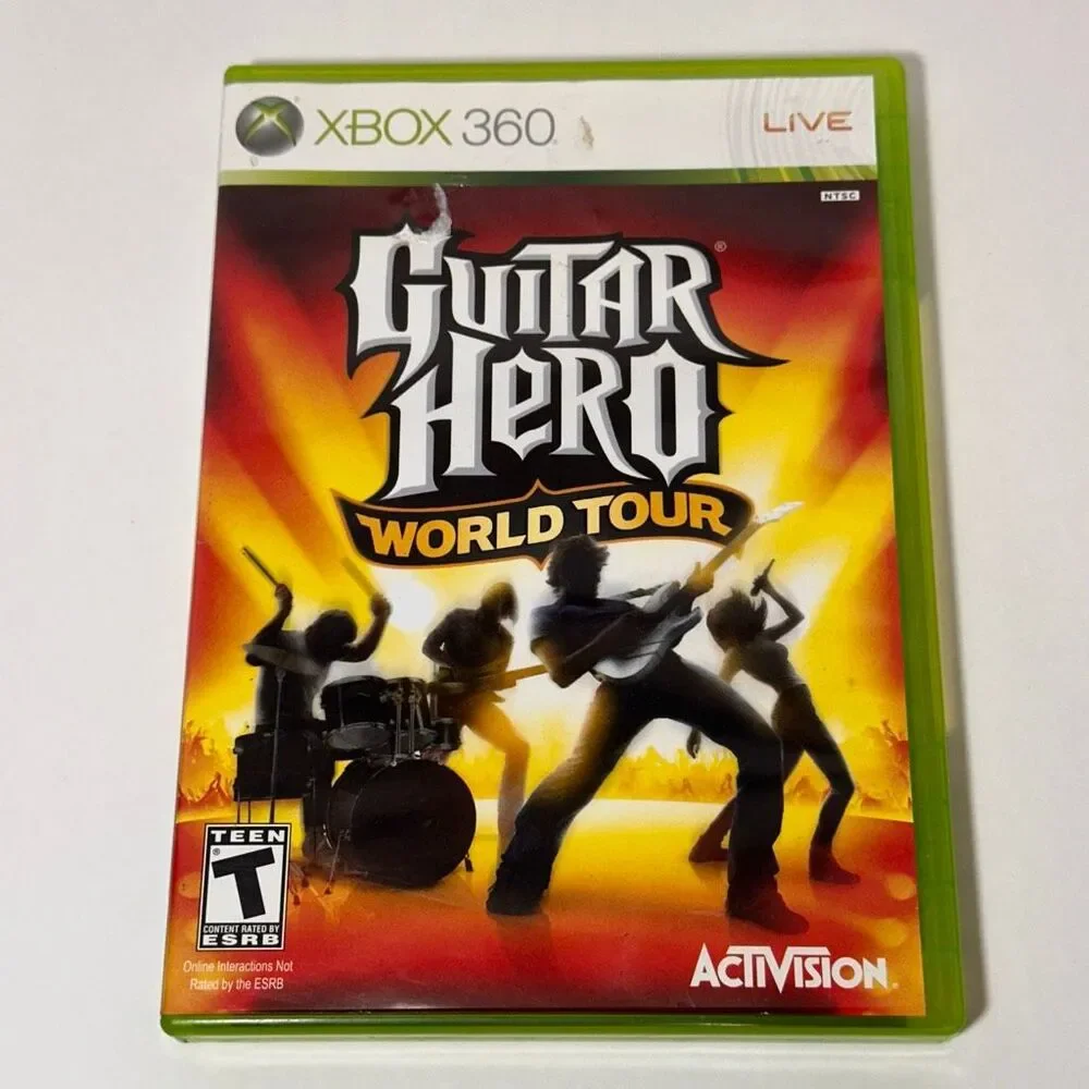 Guitar Hero World Tour XBOX 360 Activision Music/Rhythm Videogame